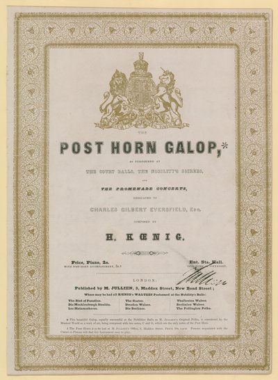 Post Horn Galop de English School