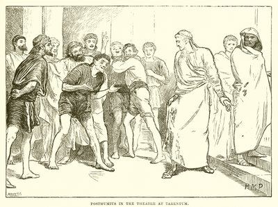 Posthumius no teatro em Tarentum de English School