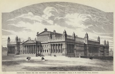 Design Prévio para os Tribunais Propostos de Assize, Bruxelas (gravação) de English School