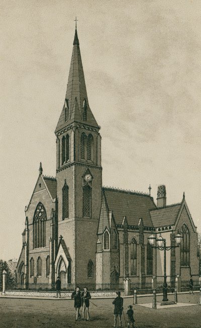 Igreja Presbiteriana, Ipswich (litografia) de English School