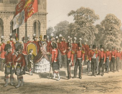 Apresentação de medalhas da Crimeia por Sua Majestade, Horse Guards, Londres de English School