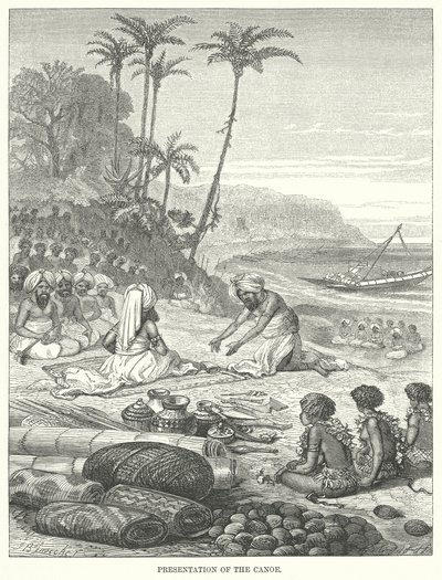Apresentação da Canoa (gravura) de English School