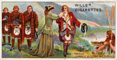 Príncipe Charlie e Flora Macdonald de English School