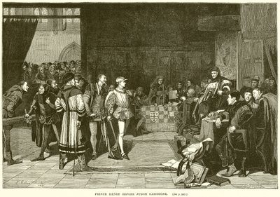 Príncipe Henrique antes do juiz Gascoigne de English School