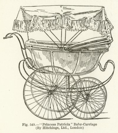 Princesa Patricia Baby-Carriage, por Hitchings, Londres de English School