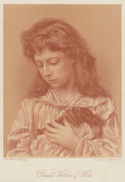 Princesa Victoria de Gales (chromolitho) de English School