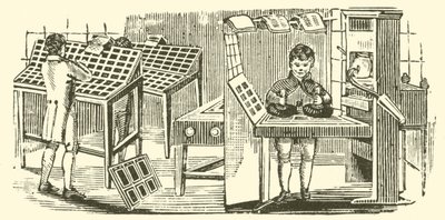 Tipografia (xilogravura) de English School