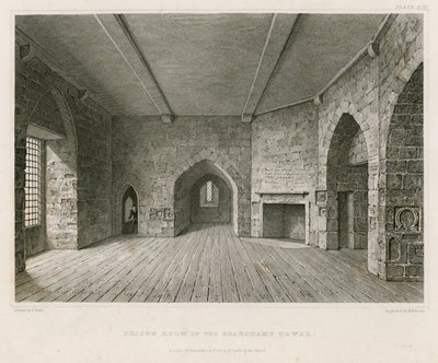 Sala de prisão na torre de Beauchamp de English School