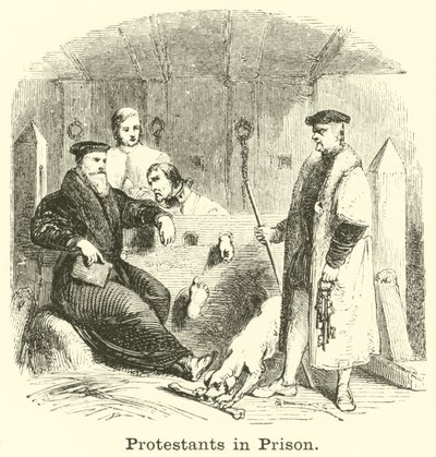 Protestantes na prisão de English School