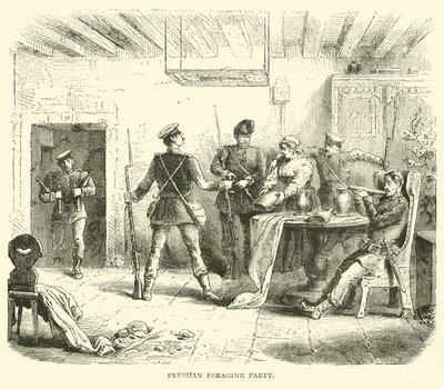 Forrageiro prussiano, março de 1871 de English School