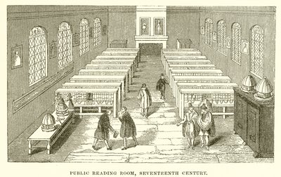 Sala de Leitura Pública, Século XVII de English School