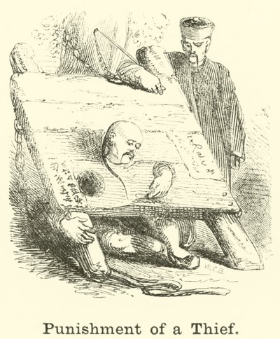 Punição de um ladrão de English School