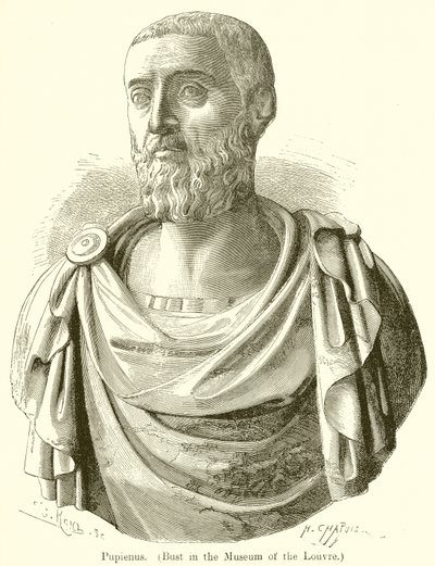 Pupienus. (Busto no Museu do Louvre) de English School