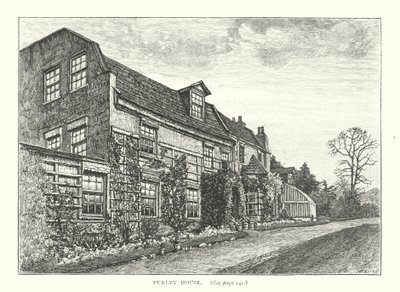 Purley House (gravura) de English School