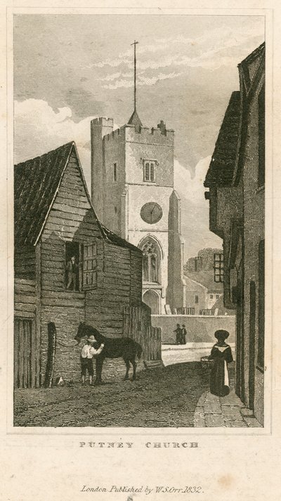Igreja de Putney, em Londres de English School