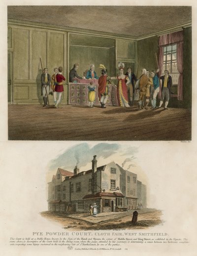 Pye Powder Court, Feira de Pano, West Smithfield de English School