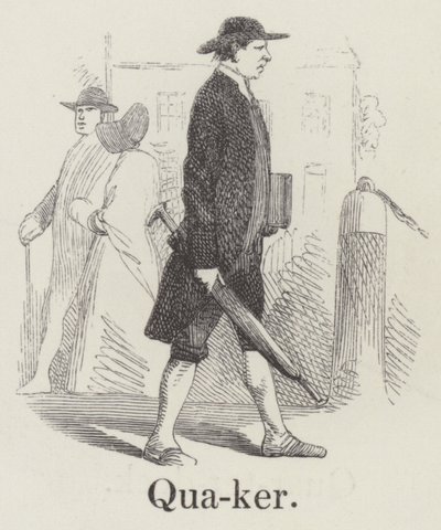 Quaker (gravura) de English School
