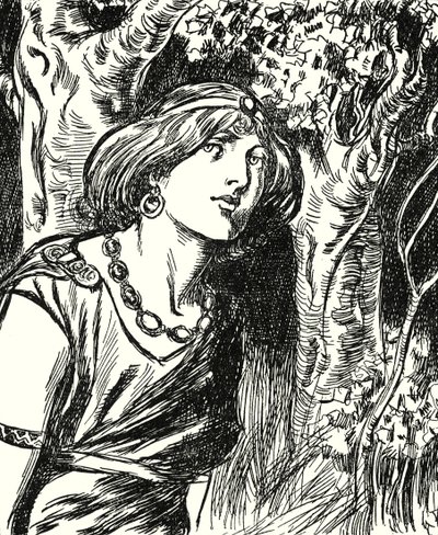 Rainha Boadicea (litografia) de English School