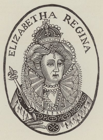 Rainha Elizabeth I (gravura) de English School