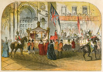 Primeira visita da Rainha Vitória à Cidade (9 de novembro de 1837) de English School