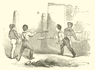 Raquetes (gravura) de English School