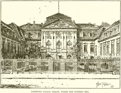 Radziwill Palace, Berlim, onde o congresso se reuniu de English School