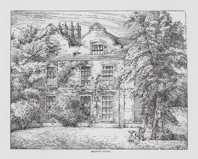 Raleigh House (litografia) de English School