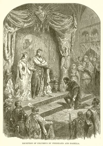 Recepção de Colombo por Ferdinand e Isabella de English School