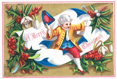 Senhor da regência, cartão de Natal de English School