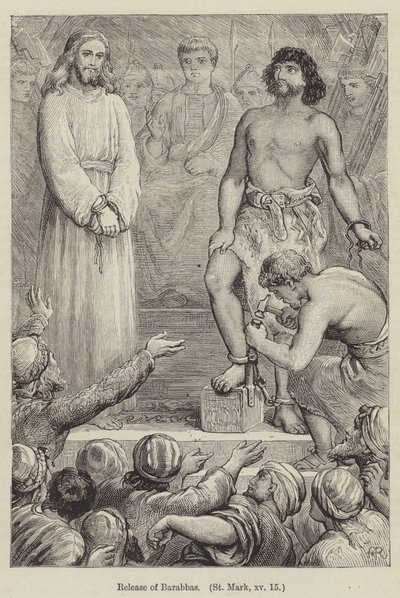 Libertação de Barrabás, São Marcos XV de English School