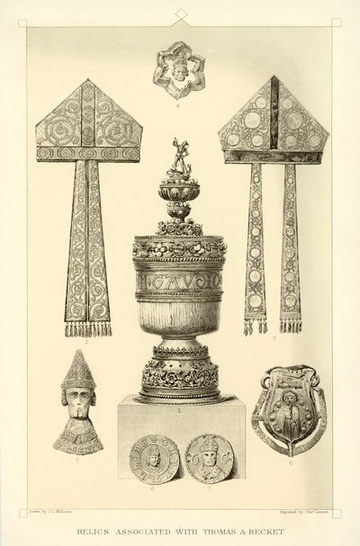 Relíquias associadas com Thomas A Becket de English School