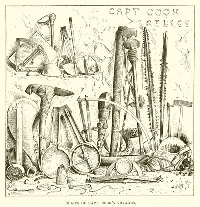 Relíquias do Capt. Cooks Voyages de English School