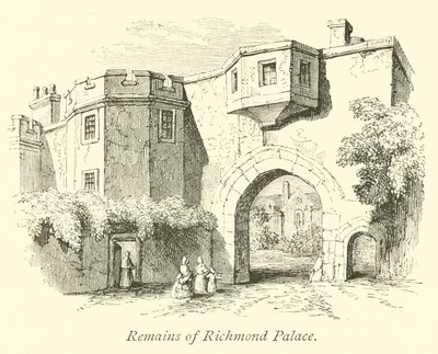 Restos do Palácio de Richmond de English School