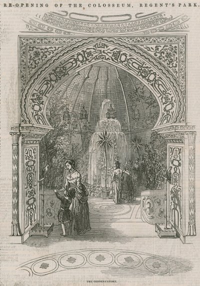 Reabertura do Coliseu, Regents Park: The Conservatory de English School