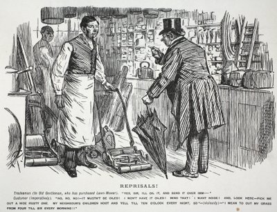 Represálises !, ilustração de Punch de English School