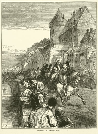 Retiro do Exército de Chanzys, janeiro de 1871 de English School