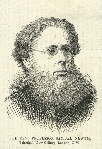 Rev Samuel Newth (1821-1898), ilustração do gráfico 10 de julho de 1875 de English School