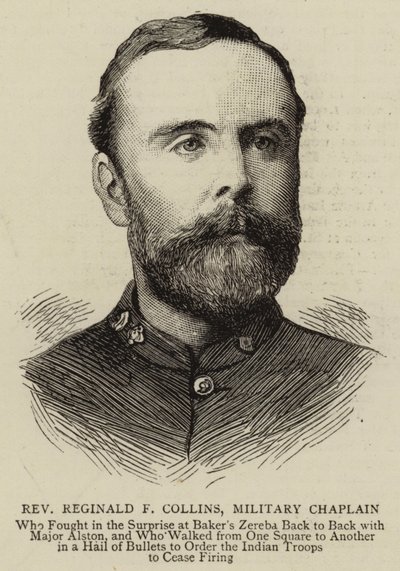 Reverendo Reginald F Collins, Capelão Militar (gravura) de English School