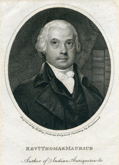 Reverendo Thomas Maurice (1754-1824) (gravura) de English School