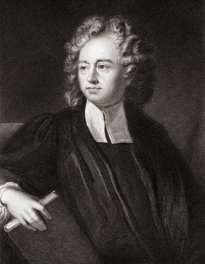 Richard Bentley (1662-1742) da Gallery of Paintings, publicado em 1833 de English School