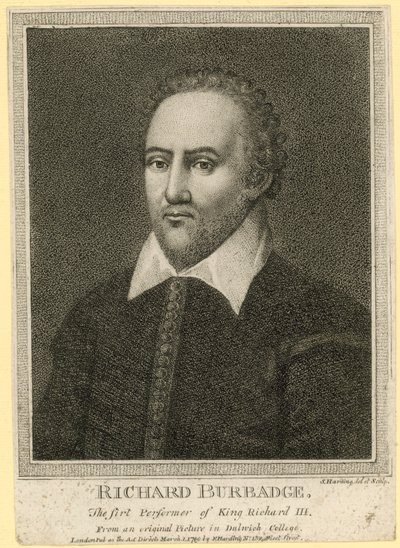 Richard Burbadge, o primeiro intérprete do rei Ricardo III de English School