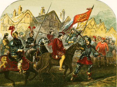 Richard II desfilou pelas ruas de Londres de English School