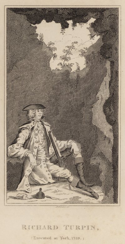 Richard Turpin, executado em York, 1739 de English School