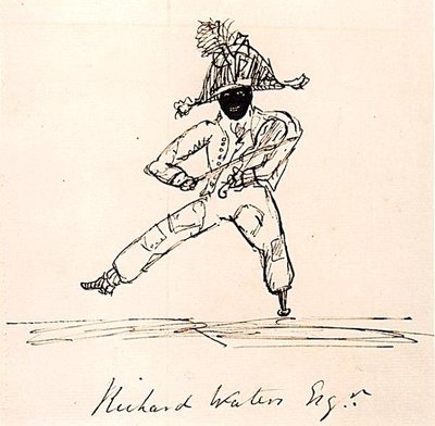 Richard Waters Esq., c.1815 (caneta e tinta sobre papel) de English School