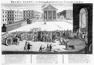 A Glória de Rich ou sua entrada triunfante em Covent-Garden de English School