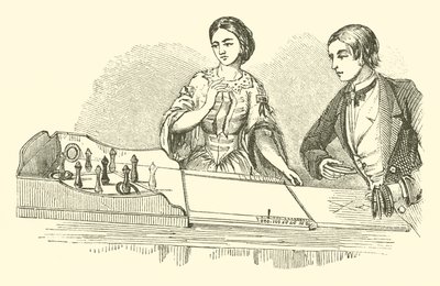 Ringolette, ou Quoits de Salão (gravura) de English School