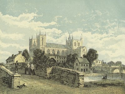 Catedral de Ripon, vista do sudoeste de English School