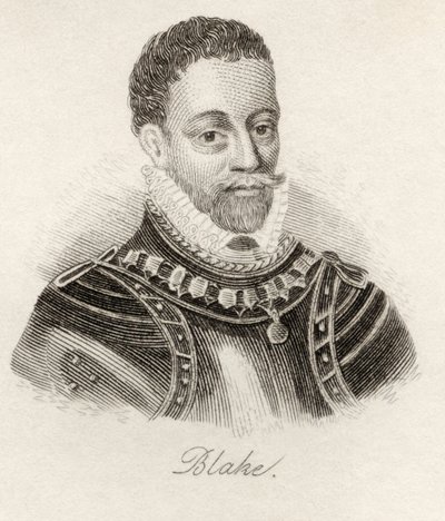 Robert Blake, do &39;Crabb&39;s Historical Dictionary&39;, publicado em 1825 de English School