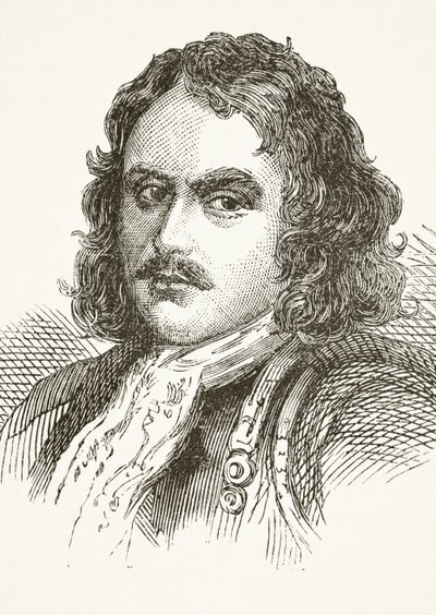 Robert Blake, de "A História Nacional e Nacional da Inglaterra", de William Hickman Smith Aubrey (1858-1916) publicou Londres, c.1890 de English School