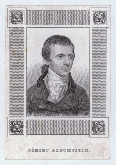 Robert Bloomfield, poeta inglês (gravura) de English School